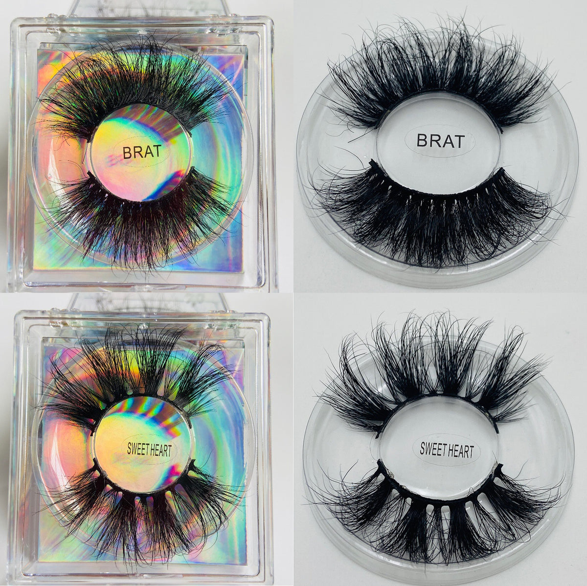 Fluffy Eyelashes 8D 25mm Mink Eyelashes 27mm Long Thick Net Red False Eyelashes