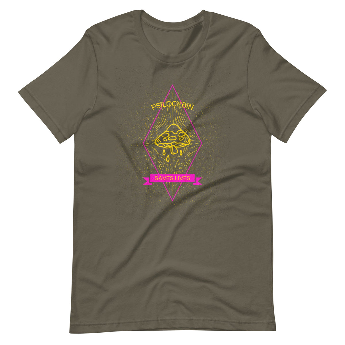 Psilocybin Saves Lives Short-Sleeve Unisex T-Shirt
