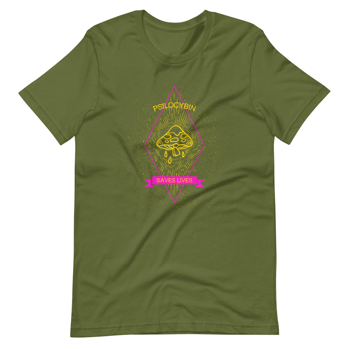 Psilocybin Saves Lives Short-Sleeve Unisex T-Shirt